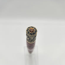Load image into Gallery viewer, Antique brass Phoenix pen in stabilized box elder burl