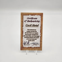 Load image into Gallery viewer, Cecil Hotel embed twist pen.