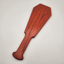 Load image into Gallery viewer, Oak coffin pattern paddle - Red
