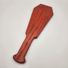 Load image into Gallery viewer, Oak coffin pattern paddle - Red
