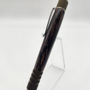 Stabilized Black Palm DuraClick EDC pen