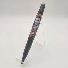 Load image into Gallery viewer, Ted Bundy twist pen with embedded VW Bug rust
