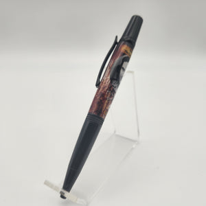 Ted Bundy twist pen with embedded VW Bug rust