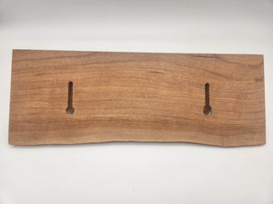 Key rack with dog print inlay