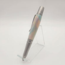 Load image into Gallery viewer, Stainless steel twist pen in white diamond pearl
