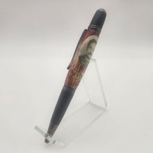 Load image into Gallery viewer, Robert Berdella twist pen with "murder room' tapestry embed

