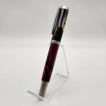 Load image into Gallery viewer, Jason Voorhees rollerball pen with embedded cabin wood
