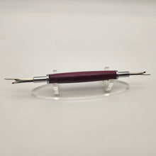 Load image into Gallery viewer, Dual bladed seam ripper in purpleheart
