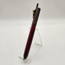 Load image into Gallery viewer, Piston pen in red &amp; black wood laminate
