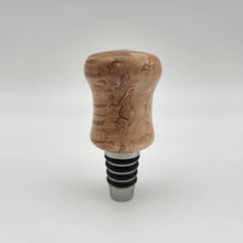 Load image into Gallery viewer, Bird&#39;s eye maple bottle stopper
