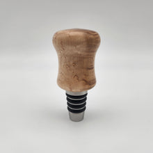 Load image into Gallery viewer, Bird&#39;s eye maple bottle stopper
