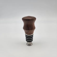 Load image into Gallery viewer, Walnut bottle stopper
