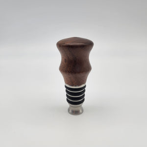 Walnut bottle stopper