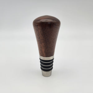 Walnut bottle stopper