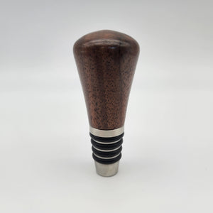 Walnut bottle stopper