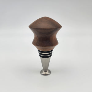 Walnut bottle stopper