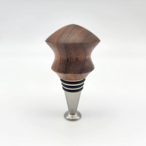 Walnut bottle stopper